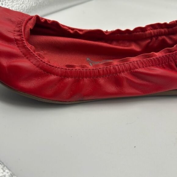Corso Como Ballasox Prince Ballet Flats in Red Leather - Picture 7 of 12